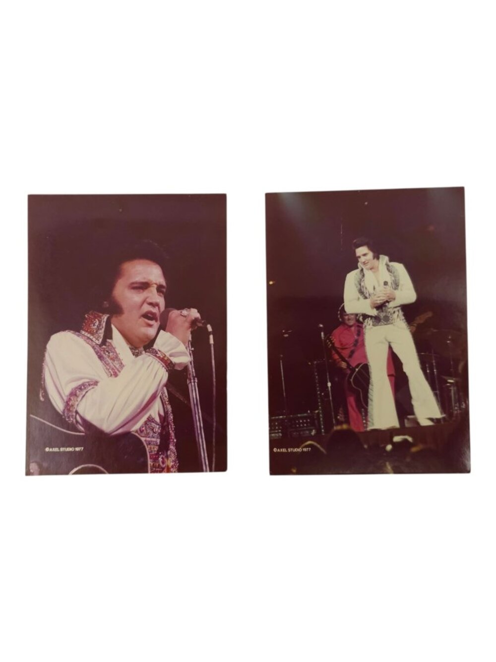 Elvis Presley 3.5 x 5 Totem Pole Gypsy Phoenix Concert Photos 1977 Axel Studio